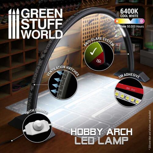 LAMPARA ARCO LED GREEN STUFF WORLD