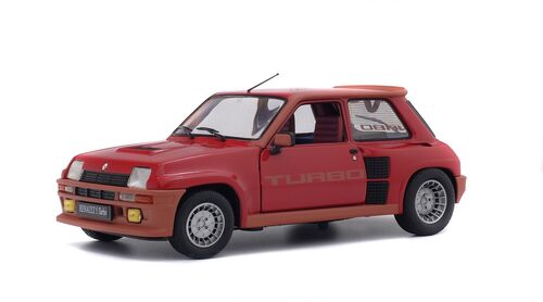 RENAULT 5 TURBO 1981 ROJO GRANATE 1/18 SOLIDO