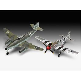 ME262 Y P51B MUSTANG COMBAT SET 1/72 REVELL