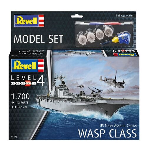 USS WASP 1/700 REVELL 