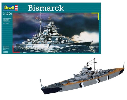 BISMARCK ACORAZADO 1/1200 REVELL