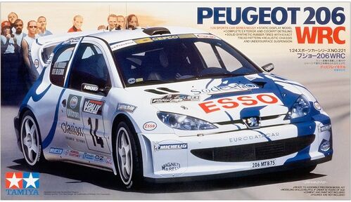 PEUGEOT 206 WRC 1/24 TAMIYA