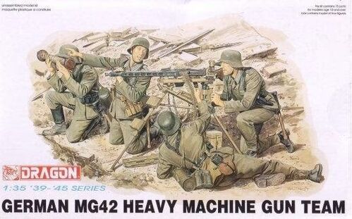 GERMAN MG42 HEAVY MACHINE GUN TEAM 1/35 DRAGON