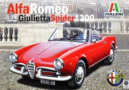 ALFAROMEO GIULIETTA SPIDER 1300 1/24 ITALERI
