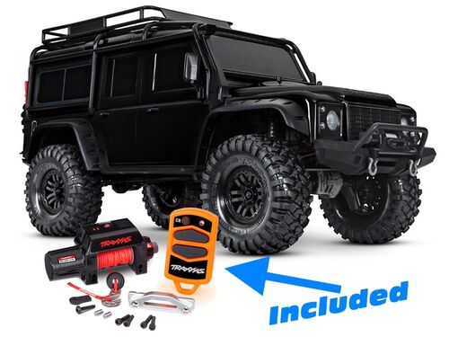 TRX4 LAND ROVER DEFENDER 110 NEGRO CON WINCH 1/10 RTR TRAXXAS