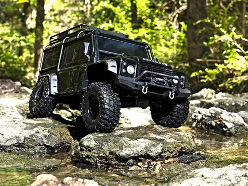 TRX4 LAND ROVER DEFENDER 110 NEGRO CON WINCH 1/10 RTR TRAXXAS