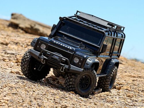 TRX4 LAND ROVER DEFENDER 110 NEGRO CON WINCH 1/10 RTR TRAXXAS