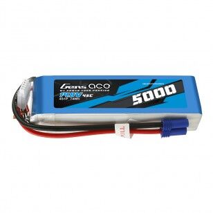 LIPO 5000MAH 14.8V 45C EC5 GENSACE