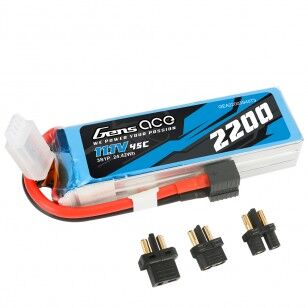 GENS ACE 2200mAh 11,1V 45C LIPO 3S EC3/XT60/TDEAN