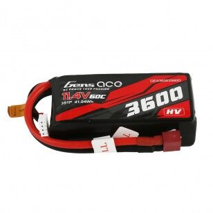 LIPO 3S 3600MAH 60C 11.4V HV GENSACE