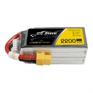 LIPO 2200MAH 4S 75C LONG RANGE XT60 TATTU GENSACE