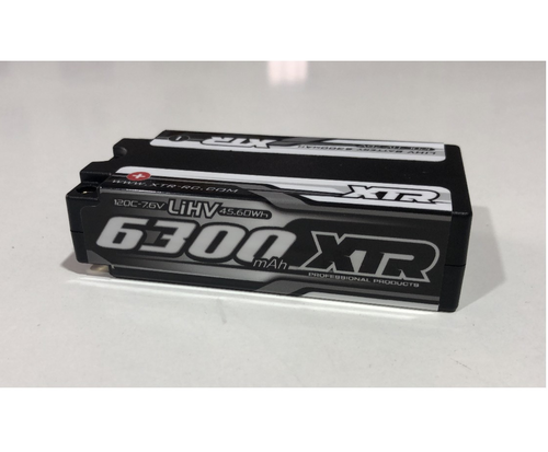 LIPO 6300MAH 7.6V 130C SHORTY PRO 5MM DEAN HC XTR RACING