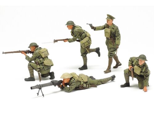 INFANTERIA BRITANICA 1GM 1/35 TAMIYA SET 5 FIGURAS