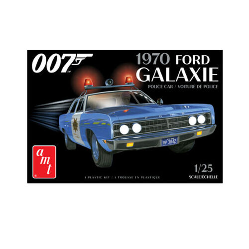 FORD GALAXIE 1970 1/25 AMT COCHE POLICIA JAMES BOND