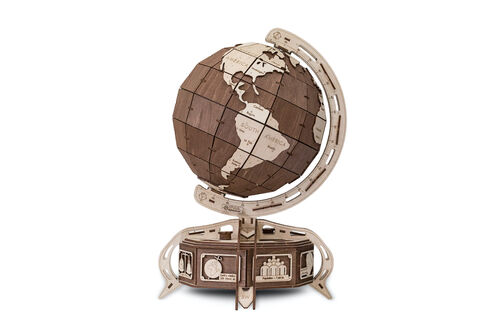 GLOBO TERRAQUEO EWA PUZZLE 3D MADERA