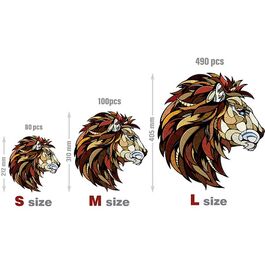 LEÓN EWA PUZZLE 3D MADERA 100 PIEZAS