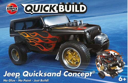 JEEP WRANGLER QUICKSAND QUICKBUILD AIRFIX