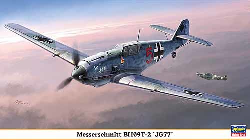 MESSERSCHMITT BF109T-2 JG77 1/48 HASEGAWA