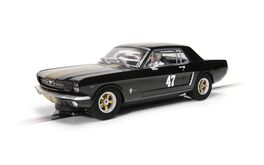FORD MUSTANG 1/32 SUPERSLOT BLACK AND GOLD