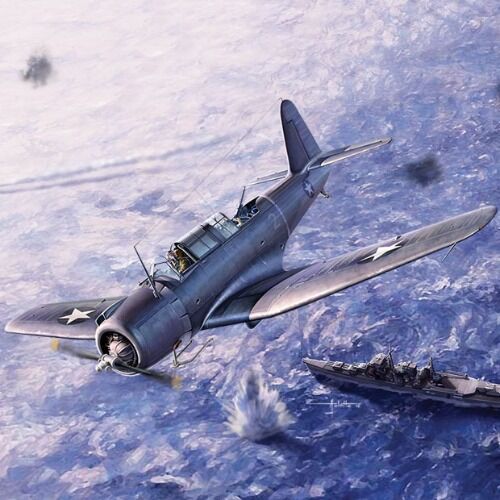 VOUGHT SB2U-3 VINDICATOR 1/48 MIDWAY USN 80 ANIVERSARIO ACADEMY