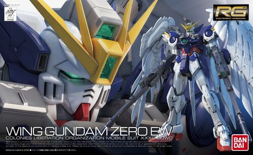 RG WING GUNDAM ZERO EW COLONIES LIBERATION ORGANIZATION MOBILE SUIT 1/144 GUNDAM BANDAI