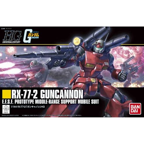 RX-77-2 GUNCANNON E.F.S.F. PROTOTYPE MIDDLE-RANGE SUPPORT GUNDAM BANDAI