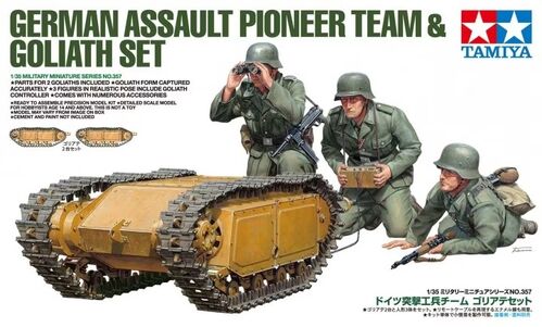 GOLIATH EQUIPO ASALTO ALEMAN 1/35 TAMIYA