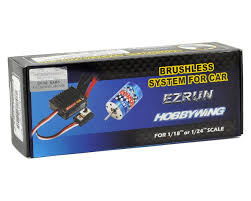 KIT MOTOR BRUSHLESS+ESC 18A EZRUN 12T 2030 BU PARA COCHE HOBBYWING