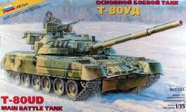 T-80UD TANQUE SOVIETICO 1/35 ZVEZDA