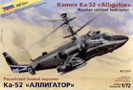 KAMOV KA-52 ALLIGATOR HELICOPTERO 1/72 ZVEZDA