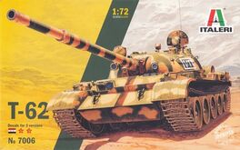 T-62 TANQUE SOVIETICO 1/72 ITALERI