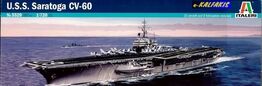 USS SARATOGA CV-60 1/720 ITALERI