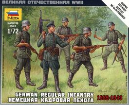 INFANTERÍA ALEMANA 1939-1943 1/72 ZVEZDA