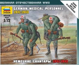 PERSONAL SANITARIO ALEMÁN 1941-1943 1/72 ZVEZDA