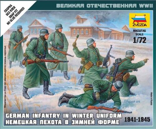 INFANTERA ALEMANA INVIERNO 1941-1945 1/72 ZVEZDA