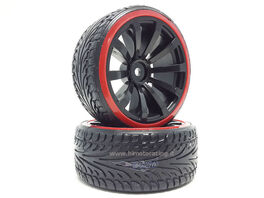 RUEDAS DRIFT 1/10 (2 UD) NEGRO CROMADO HIMOTO