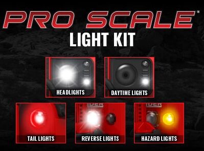 SET LUCES LED TRX-4M Defender Pro Scale Light Set