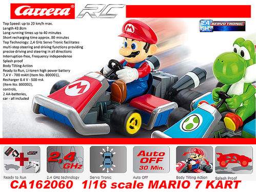 COCHE MARIO KART: MARIO CARRERA RC