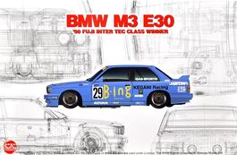 BMW M3 E30 '90 FUJI INTERTEC 1/24 NUNU 24019