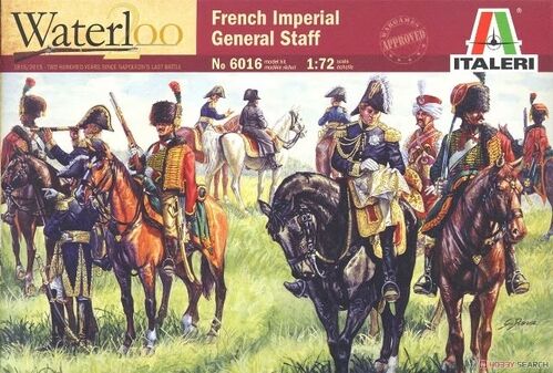 ESTADO MAYOR IMPERIAL FRANCÉS 1/72 ITALERI