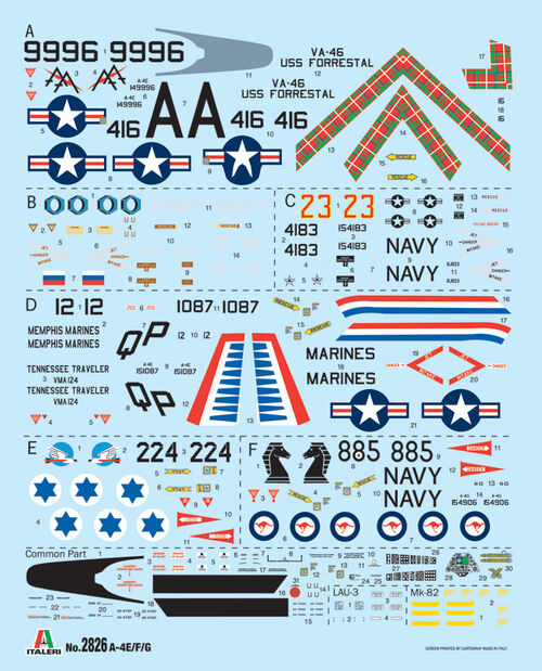 DOUGLAS A-4E-F-G SKYHAWK 1/48 ITALERI