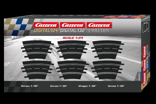 CURVA 30º 6UDS 1/32 CARRERA EVOLUTION DIGITAL