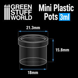 MINI BOTES 3ML GREENSTUFFWORLD