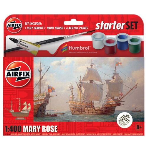 MARY ROSE GALEON 1/400 AIRFIX STARTER SET