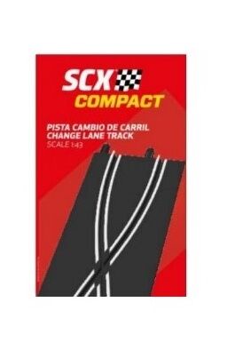 PISTA CAMBIO CARRIL 2UDS SCALEXTRIC COMPACT