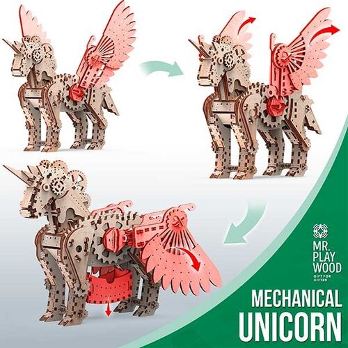 UNICORNIO MECNICO MR PLAYWOOD