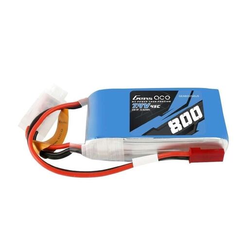 LIPO 800MAH 7,4V 45C JST GENSACE