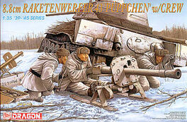 LANZACOHETES 88MM 43 PUPPCHEN ALEMAN 1/35 DRAGON CON FIGURAS