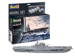 USS ENTERPRISE CV-6 1/1200 STARTER SET REVELL