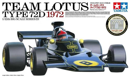 LOTUS TYPE 72 1972 F1 1/12 TAMIYA FITTIPALDI JOHN PLAYER SPECIAL